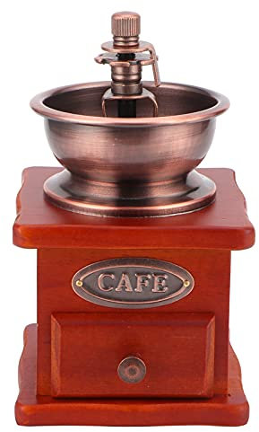 Qukaim Moulin à café manuel vintage à manivelle pour usage domestique