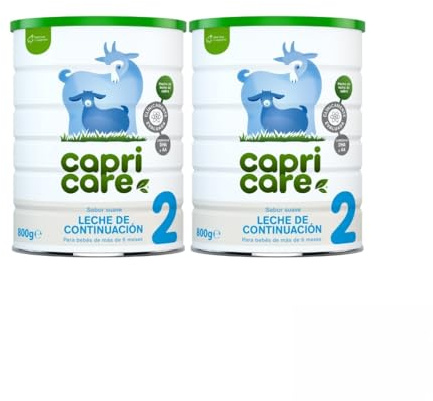Capricare 2 Leche de Cabra en Polvo Continuación 6 Meses+ 2x800 g