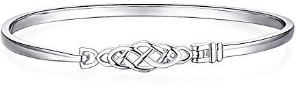 JewelryPalace Nudo celta abierto Plata de ley 925 Brazalete