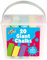 Galt 20 Giant Chalks - Extra Large Childrens Chunky Pavement Chalks - Bright Vibrant Colours - Washable, Easy Clean Outdoor Kids Garden Toys - Portable Carry Case with Handle - Ages 3 Years Plus