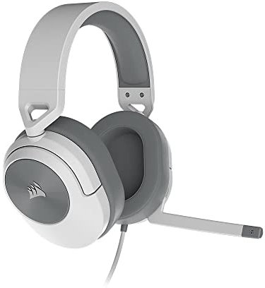 Corsair HS55 Surround Wired Gaming Headset โ White (Renewed)