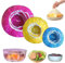 Cuffie Copri Alimenti Coprivivande Plastica: 210 Pezzi 22/17/10cm Sacchetti Di Conservazione Freschi, Sacchetti Di Conservazione Elastici, Sacchetti Elastici Alimenti per Mantenere Freschi I Cibi