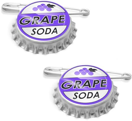 KOLIBROX Unique Soda Drink Bottle Cap Pin Fall Out Bottle Cap Pin Unique Bottle Caps Pop Bottle Caps Stream Soft Soda Drink Bottle Cap Pins Vintage Soda Bottle Cap Badge