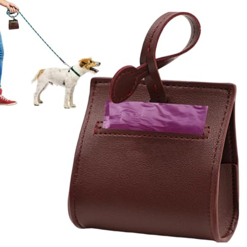 Distributore di sacchetti per escrementi canini, supporto per sacchetti per escrementi canini, dispenser per sacchetti multiuso per esterni, supporto per borsa per escrementi quadrati con p