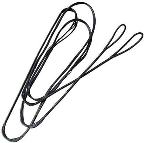 ZSHJG Handmade Archery Bow Strings 48-70 Inches Bowstrings For Recurve Bow and Longbow 12/14/16 Strands Archery Replacement Black String (14 Strands, 70/167cm)