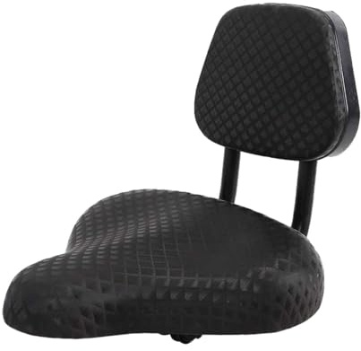 Siège de vélo,Siège de vélo Ergonomique avec Support Dorsal, selles antidérapantes | Vélos de Trekking selles épaisses pour Les Voyages, l'exploration en Plein air, Les déplacements oxeupon