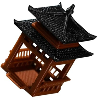 INOOMP Mini Pavilion Statua Per Decorazione Bonsai e Realistico e Facile Trasportare