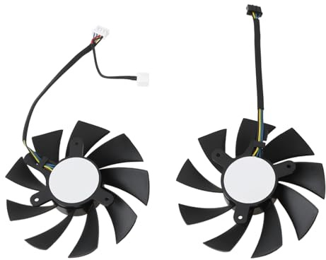 EMSea Ventilateur de Refroidissement pour Carte Graphique 88 Mm Compatible avec Dell Et Compatible avec Lenovo RTX 3060 3060 Ti 3070 3080 Et 3090