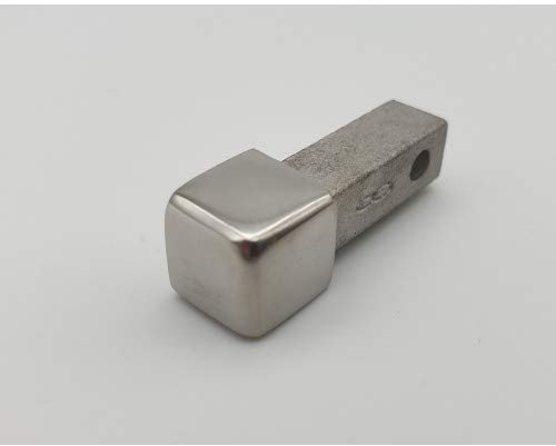 10 Stück Eckstück Quadratprofil Innen-& Außenecke 8 mm glänzend für Edelstahlschienen Rotthues Fliesenschiene