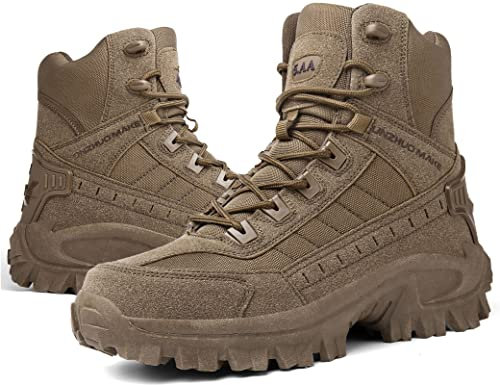 5.AA B2100 SWAT Tactical Boot Tactical Boot M.YKK Zipper Combat Braun 42EU