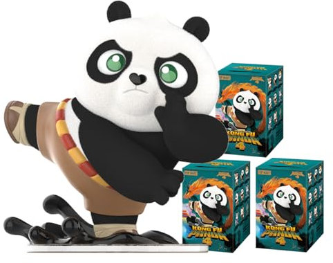 POP MART Universal Kung Fu Panda Series Figures 3PC Pop Figuren Zufällige Figuren Actionfiguren Sammelfiguren und Sammler Kunstspielzeug Spielzeug Figuren Geschenk