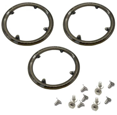 TTBellok 3 Pcs Black Bike Chain Guards, Plastic Bicycle Sprocket Protective Cover for Road Bikes Mountain Bikes Chainwheel Protector