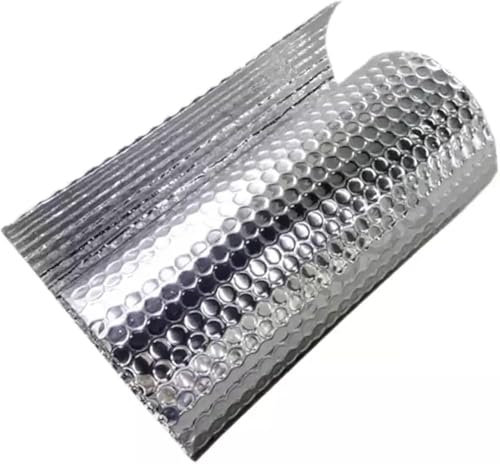 barriera al Vapore Foglio di Isolamento Termico Auto-Lamina barriera alle Radiazioni Isolamento barriera al Vapore per soffitta (1x25 m/3,2x82 Piedi)