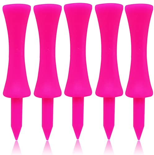 XJBTBA Castle Golf Tees Plast Okrossbara blandade storlekar eller samma höjder Värde 100 Count, Golf Practice Tee för mattor Stall storlek 1 1/2, 1 3/4, 2, 2 1/4, 2 3/4
