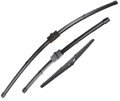 Limpiaparabrisas Delanteros Y Traseros Para Peugeot 207 Hatchback 2006-2014 Ventana Rendimiento Todas Estaciones 26 + 17 + 16 3 Unidades Repuesto Limpiaparabrisas Hojas