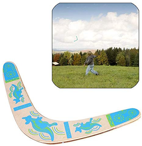 Sqxaldm Hölzerner Bumerang Im Freien Bumerang Handarbeit Fliegender Bumerang Boomerang zum Werfen Boomerang Stabile Hölzerne V Förmige Bumerang aus Holz Umweltfreundlich Kinder und Erwachsene