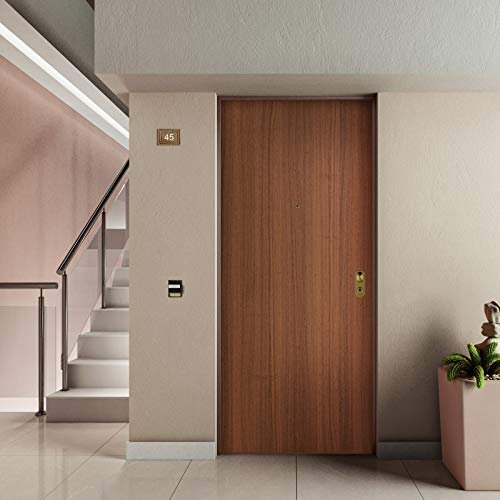 Porta blindata ingresso Argo 900x2100 sx colore Tanganika/Bianco Di.Bi. Porte Blindate srl
