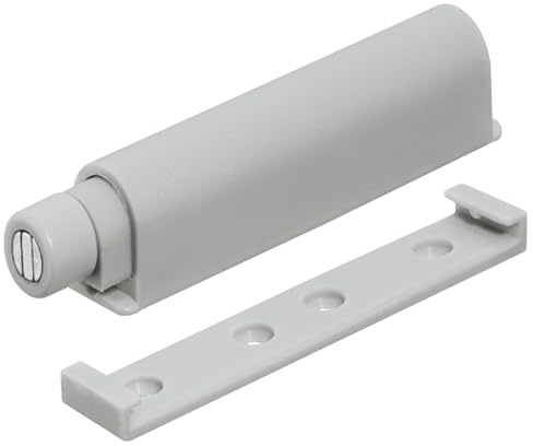 cyclingcolors 1x Cierre Magnetico Puerta Armario Sistema Push to Open Magnética Abre y Cierra la Puerta con un solo empuje, Gris