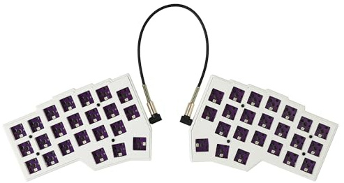 YMDK Corne V4.1 Split 46 touches Ergonomique 40% Disposition Hot-swappable Clavier mécanique 3D PLA RGB QMK Mini kit de clavier de jeu indépendant