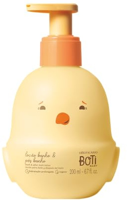 O Boticário Boti Baby Loción Hidratante Baño y Después del Baño Leche Corporal Hidratante Bebe y Niños Aprobada por Pediatras Hidrata y Protege la Piel con Aceite de Almendras Dulces 150g