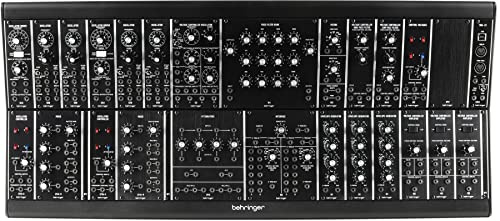 Behringer SYSTEM 35 Complete System 35 Modular Synthesizer with 25 Modules, MIDI-to-CV Converter and EURORACK GO Case