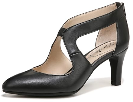 LifeStride Women's Giovanna 2 Pump, Black Smooth, 6 UK
