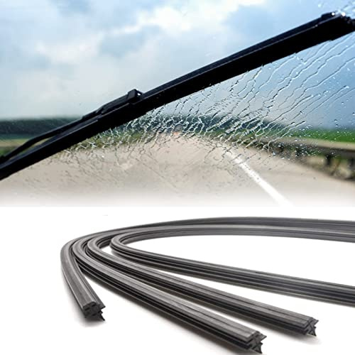 Silicone Windshield Wiper Blades Refills 26” 4pcs