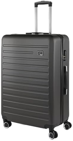 SKPAT - Trolley Handgepäck Cabin Trolley Koffer Reisekoffer Hartschalenkoffer mit Zahlenschloss - Kabinengepäckgröße 55x40x20, Antrazit