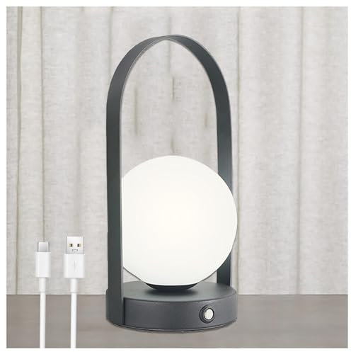 ARTSIM Dimmerabile Lampada LED Ricaricabile, Lampada LED Ricaricabile 2000mah Con Type-C E Dimmerazione a Sfioramento, Lampade Da Comodino Per Camere Da Letto E Camerette,A