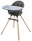 Maxi-Cosi Moa 4-in-1 Evolutive Highchair, 6 Months - 7 Years, 0-25 kg, Adjustable Baby High Chair, Transforms to Booster Seat, Toddler Stool & Small Desk with Seat, Beyond Graphite