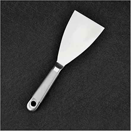 Spatola for stucco, utensile for pittori in acciaio inossidabile for incollare nastri, spatola for stucco, raschietto for carta da parati, raschiatura della vernice, stucco for cartongesso.(3inch)