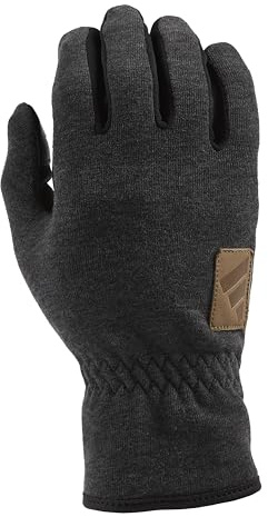 adidas Winter Performance KORE Running Gloves, Heather Gray, Medium/Large