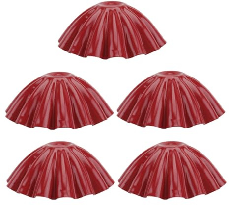 ULTECHNOVO 5 piezas Molde para Tartas y Postres de Acero Inoxidable Resistente Altas Temperaturas Antiadherente sin Deformación para Hornear Bizcochos y Tartaletas Creativas