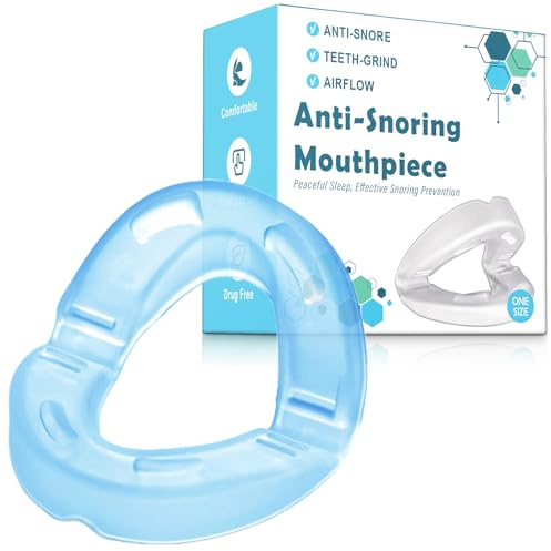 Anti Snoring Mouthpiece Devices | 180 Open Front Design | Snoring-Aids for Men and Women Effective Stop Snoring, Ready to Use Snore Stopper,Comfort Snore Reducing