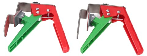 Marhynchus Pinces d'installation de Façade de Tiroir en Acier Inoxydable, Gabarits d'armoire en ABS et en Acier Inoxydable pour le Travail du Bois, Outils de Serrage Universels 14x13x3cm pour les