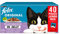 FELIX Cat Food Mixed Selection in Jelly 40x100g