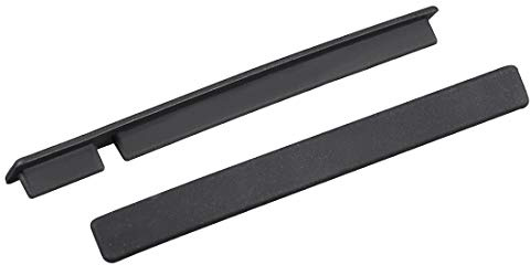 sourcing map 2 Piezas PCI Ranura Silicona Protectores Anti Polvo Tapa Cubierta 82mmx8mmx6mm Negro
