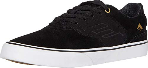 Emerica Herr The Low Vulc Skate-sko, Svart guld vit, 42 EU