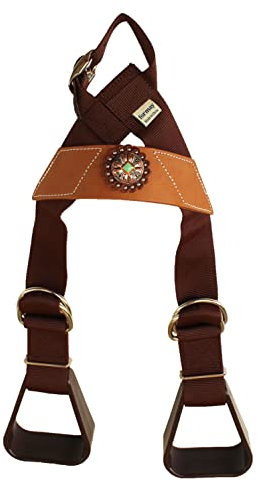 Professional Equine Challenger Western Saddle Show Youth Rider Buddy Kinder Steigbügel mit Concho 5138CO576