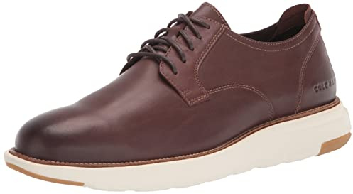 Cole Haan Grand Atlantic Oxford pour Homme, Châtaigne/Ivoire, 45 EU