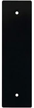 PLACCA 205 MM NERO CIECA COPRI FORO AVVOLGITORE MOTORE TAPPARELLA TAPPARELLE
