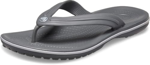 Crocs Unisex Erwachsene Crocband Flip Flip, Slate Grey/Smoke, 45/46 EU