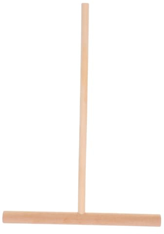 UTHCLO Wooden Crepe Pancake Spreader Essential Dough Distributor Tool for Thin Crepes and Pancakes Natural Wooden Kitchen Utensil for Smooth Batter Spreading Skillets and Pans