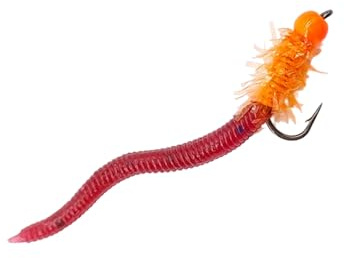 3.. Pêche à la Mouche Appâts Artificiels avec Crochet Lumineux Silicone Vers de Terre Leurre et Flottant Accessoires Scénario Multiples Leurres de Pêche pour Lac