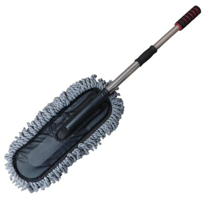 Cepillo de Plumero para Coche, trapeador telescópico Multifuncional para automóvil, Cepillo para Lavado de Coche, para vehículos automotrices, Interiores, Exteriores, Garaje, camión, SUV