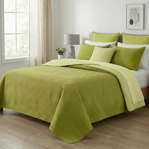 MAXIME MAISON - Colcha de Verano Cama 150 (260x260cm) Colchas Cama 150 Modernas (100 gr/mq) Cubrecama Verano Doble Cara, en Microfibra Suave, Colchas Verano Made in Italy