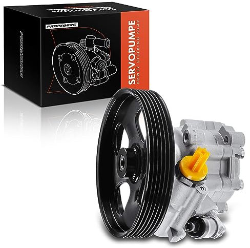 Frankberg Servopumpe Hydraulisch Lenkung mit Keilrippenriemenscheibe Kompatibel mit Berlingo B9 1.2L-1.6L 2008-2018 Partner 1.6L 2008-2012 Replace# 9684531680