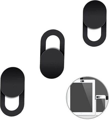 3 Piezas Unidades Cubierta Webcam, Webcam Cover Slider Diseño Ultra Fino, Tapade de Privacidad Webcam, Camera Cover, para Todo Tipo PC, Mac Laptop Smartphone Cubierta de Privacidad