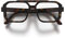 LONDON MOLE® Huntsville Lesebrille | Coole quadratische Lesebrillen | Herren Damen Unisex | Federscharnieren