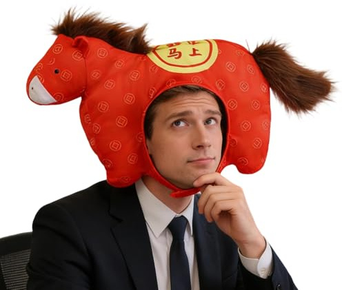 Gorros De Animales Para Niños Y Bebés - Gorro De Peluche De Dibujos Animados,Sombrero De Caballo De Peluche | Para Actuaciones Escénicas Fiestas Escuela Cosplay Hombres Mujeres Jóvenes Y Niños